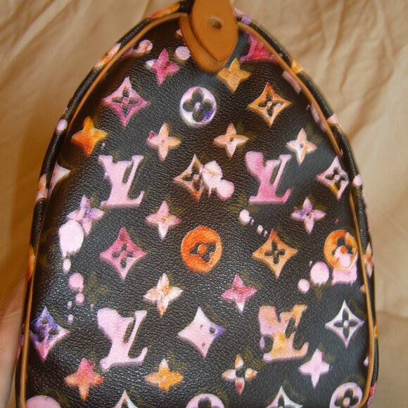 Louis Vuitton Speedy 35 Limited Edition Watercolor brown Richard Prince S/S 2008 - Picture 4 of 13